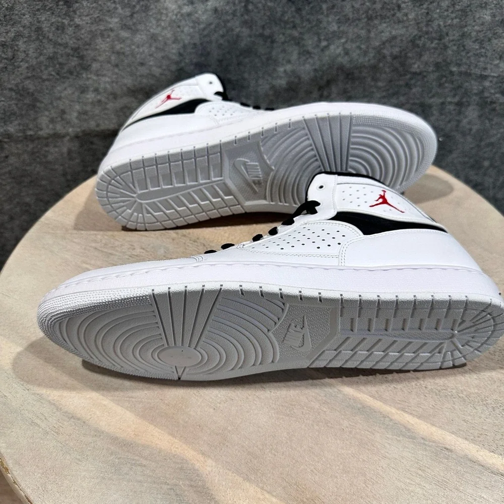 Nike Jordan Access Men's Athletic Sneakers Size 14 White Black Red AR3762-101